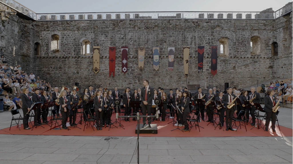 Actuación de la banda municipal de música de Arenas de San Pedro