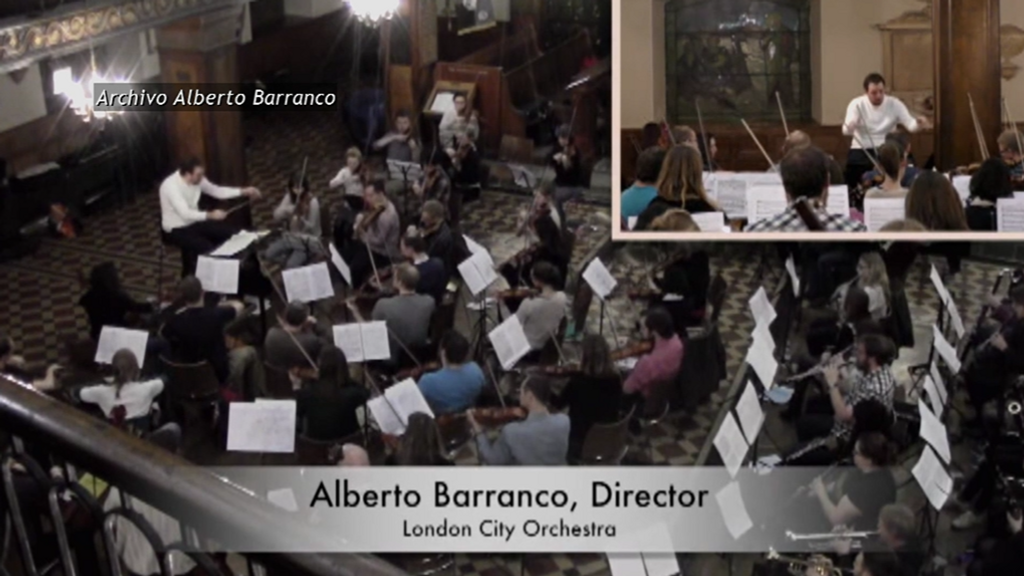 Alberto Barranco, en la London City Orchestra