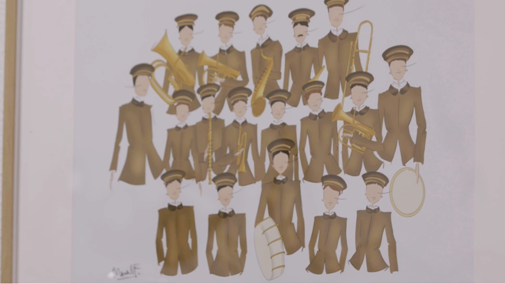 Detalle, ilustración de María Muñoz de Fernando para la banda municipal de música de Arenas de San Pedro