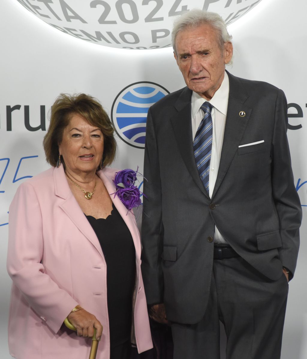 El periodista Luis del Olmo durante la Gala de entrega del 73 premio Planeta de Novela