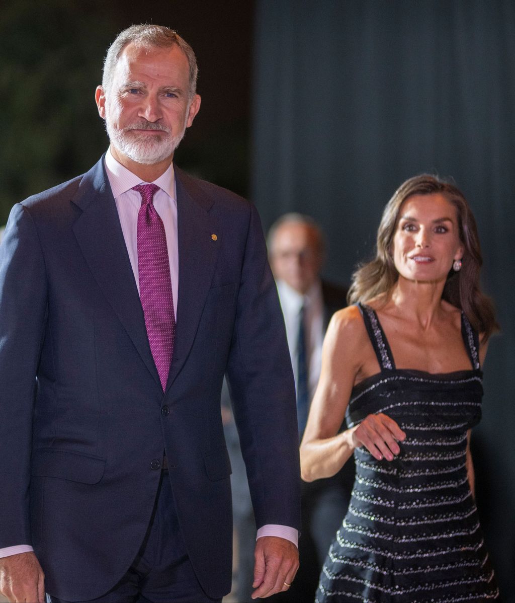 El rey Felipe VI y la reina Letizia a su llegada