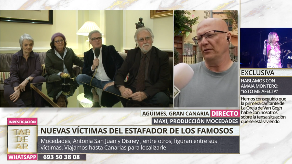 Maxi, promotor de Mocedades, cuenta cómo le estafó Daniel 'El Canario'