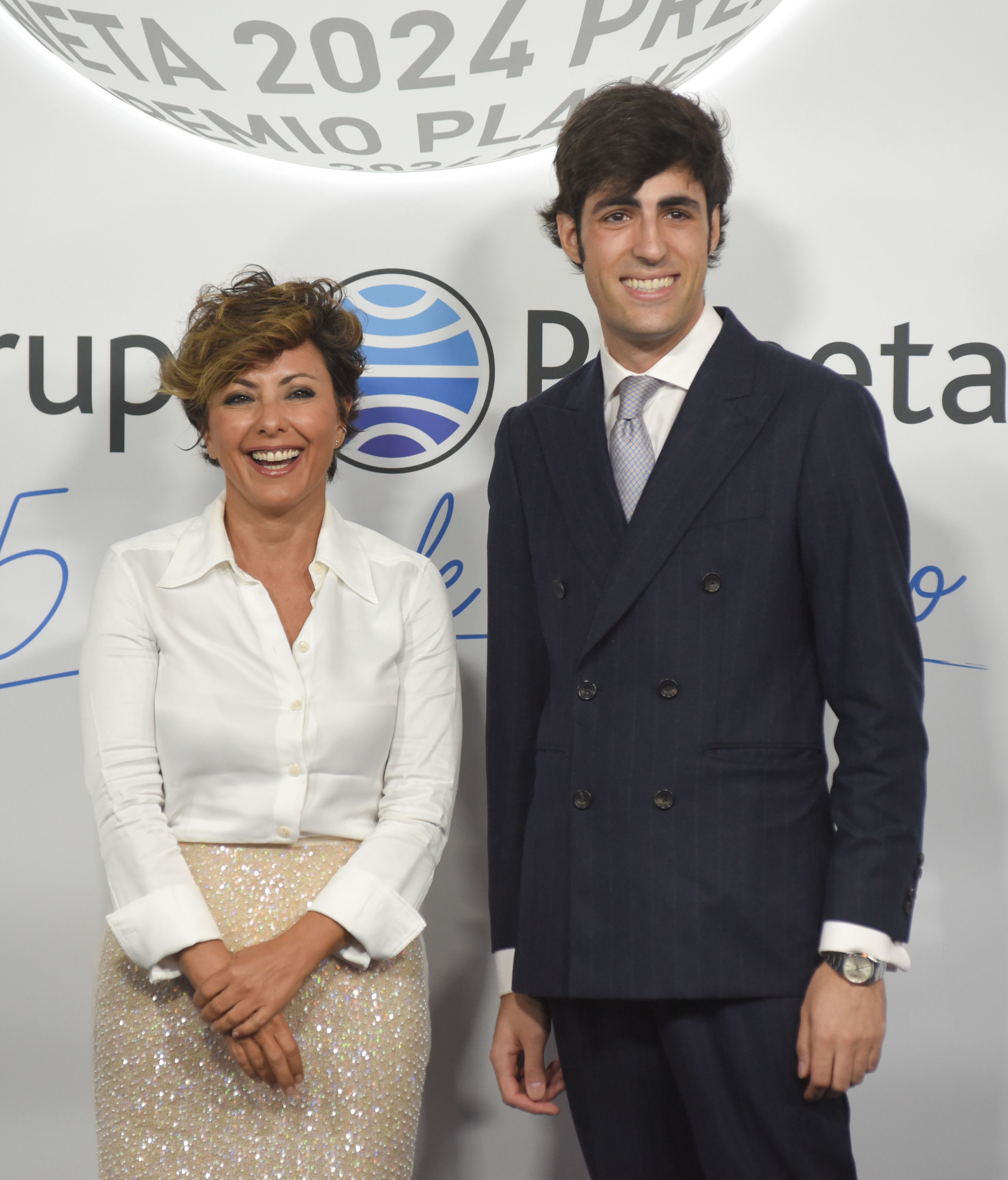 La periodista Sonsoles Ónega y el escritor Alfonso Goizueta