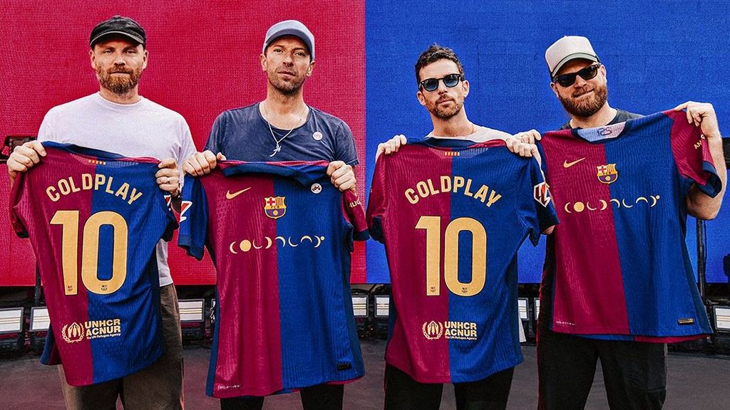 El Barça lucirá el logo de Coldplay en el Clásico contra el Real Madrid