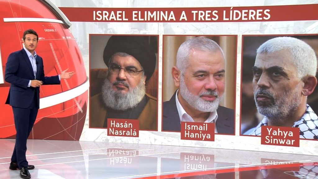 Israel ha eliminado ya a tres grandes líderes de las organizaciones que persigue: Hamás y Hezbolá