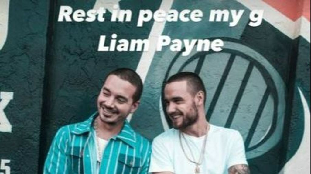 J.Balvin reacciona a la muerte de Liam Payne