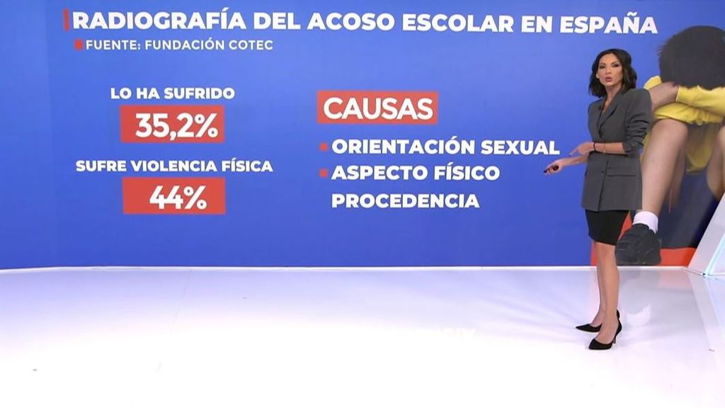 Los datos de Cotec sobre el acoso escolar, al detalle