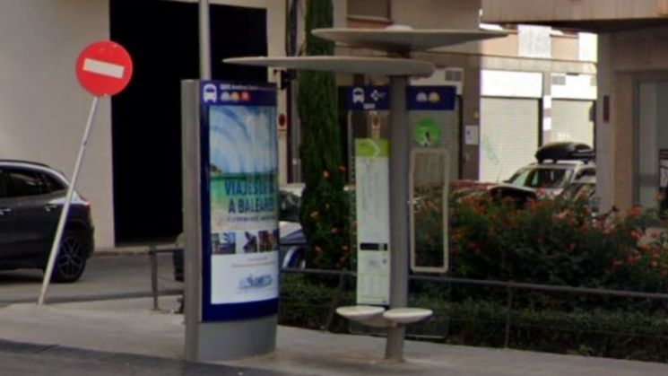 Parada de autobús en Palma