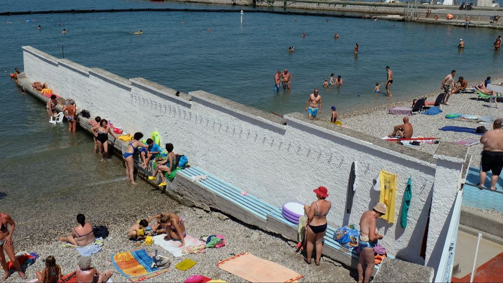 Playa de La Lanterna (Italia), más conocida como 'Pedocin'