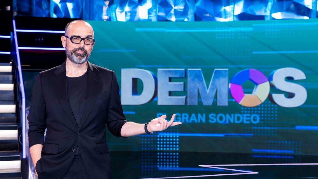 Risto Mejide en el plató de 'Demos: el gran sondeo'