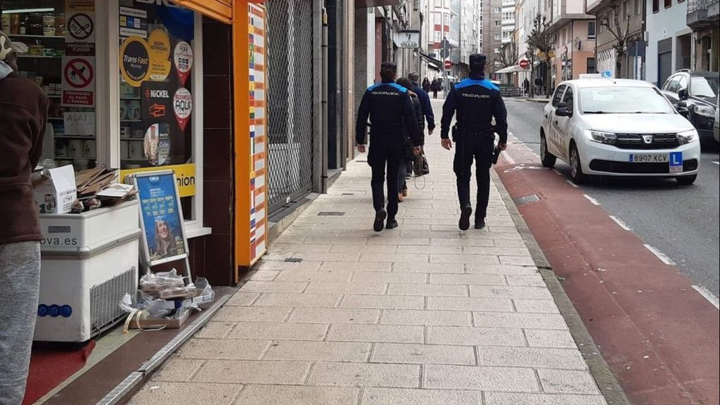 Agentes de la Policía Local de Lugo