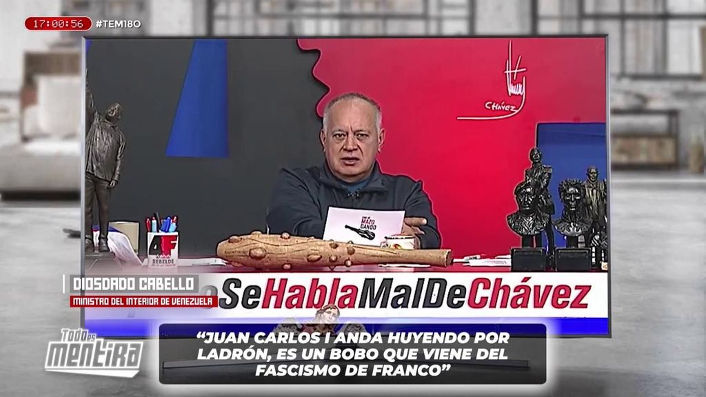 Cabello, ministro del Interior de Venezuela, contra Juan Carlos I: “Es un ladrón, un bobo que viene del fascismo de Franco”