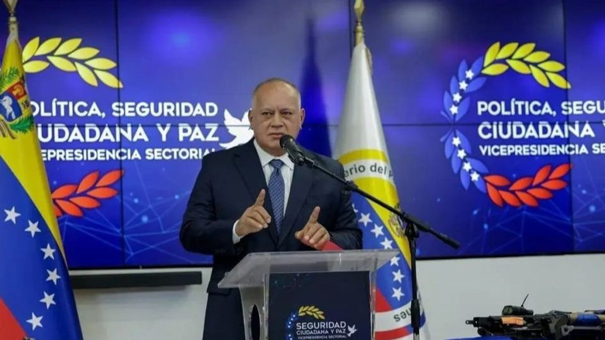 El ministro del Interior de Venezuela, Diosdado Cabello