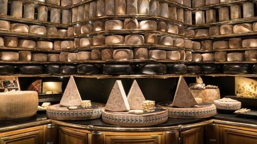 La colección de quesos de Les Grands Buffets tiene el récord Guinness