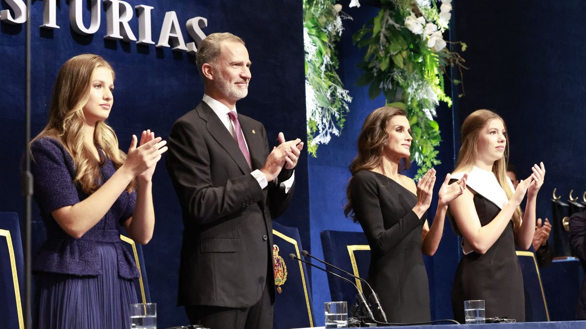 La familia real, en los premios Princesa de Asturias 20203