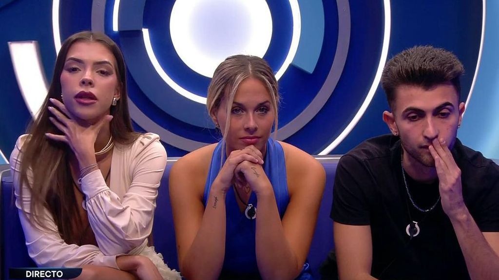 Lucía, Violeta y Luis siguen desde el confesionario el momento de la expulsión: sus reacciones