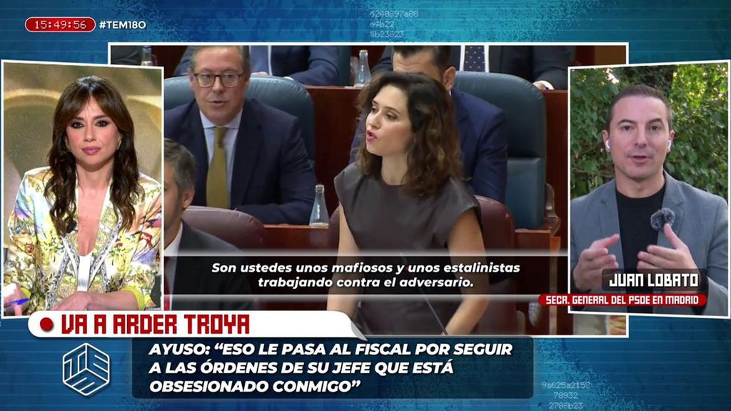 Juan Lobato, contra Ayuso: “Que hable ella de obsesiones, cuando la suya es constante con Sánchez” Todo es mentira 2024 Programa 1452