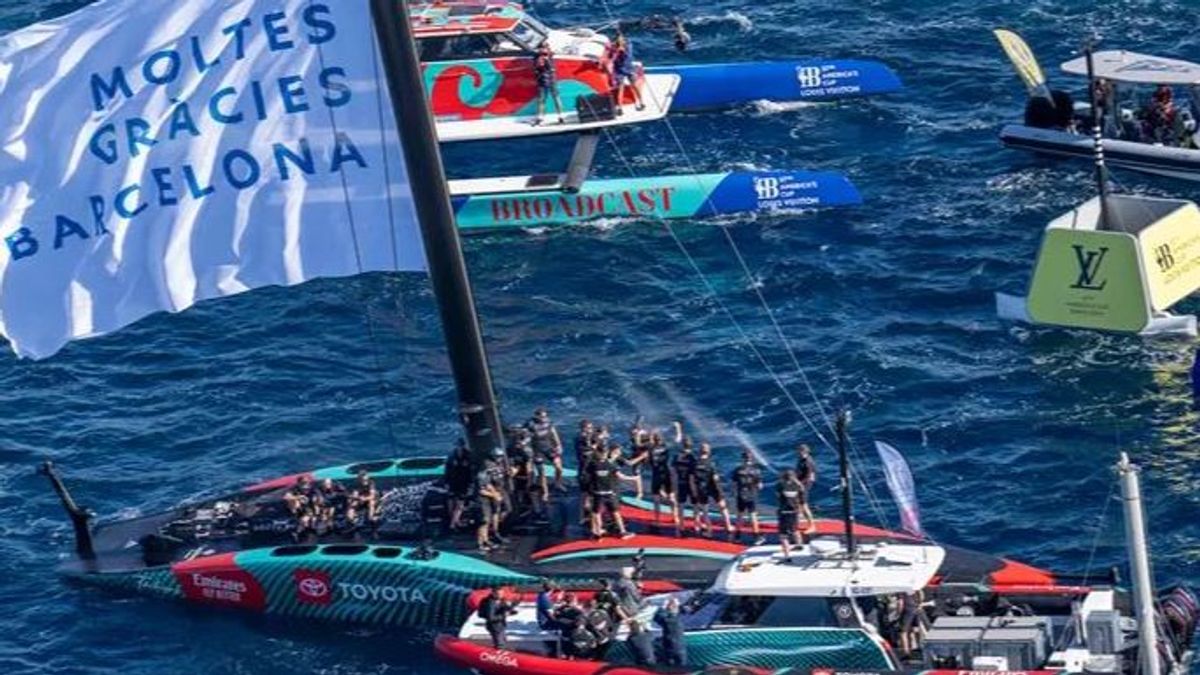 El Emirates Team New Zealand conquista, en Barcelona, la 37ª Copa América de vela