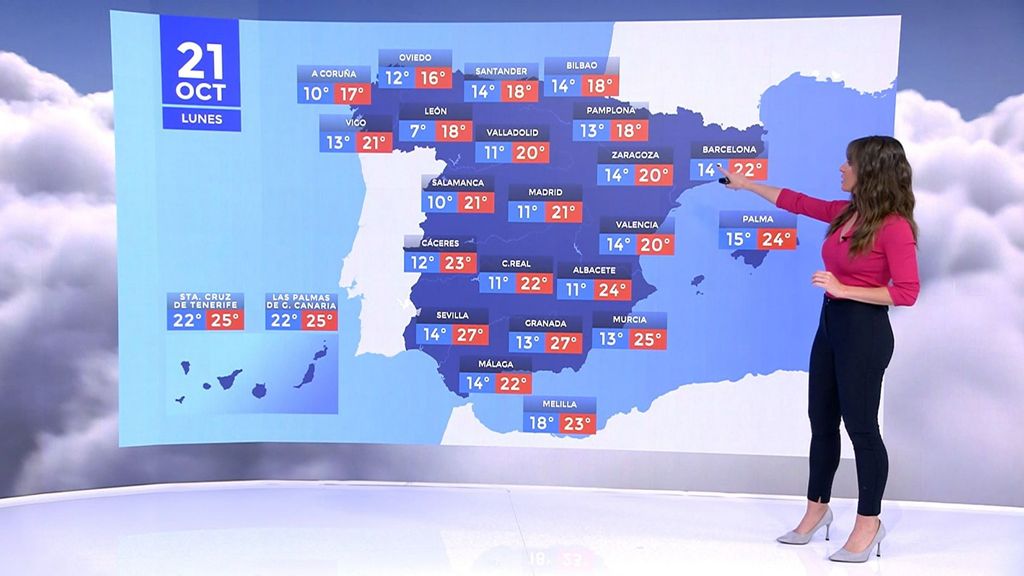 Un frente recorrerá este lunes el norte del país: descienden las temperaturas máximas y mínimas