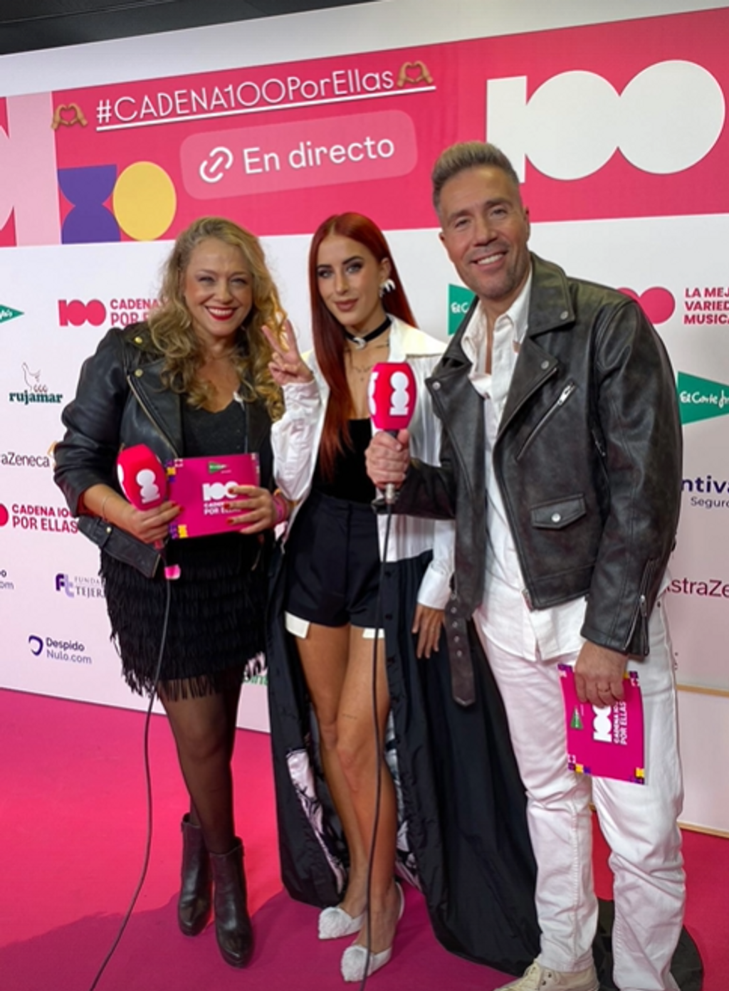 Vicco, junto a Antonio Hueso y Almudena Navarro