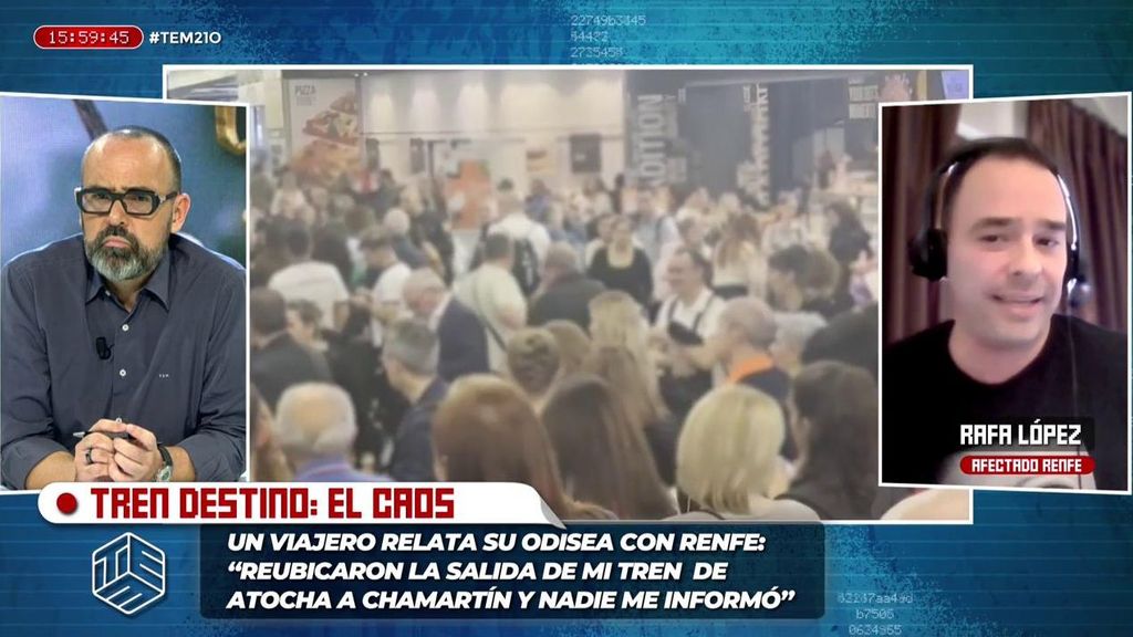 Un viajero relata su odisea con Renfe: "No sabían decirme dónde estaba mi tren"