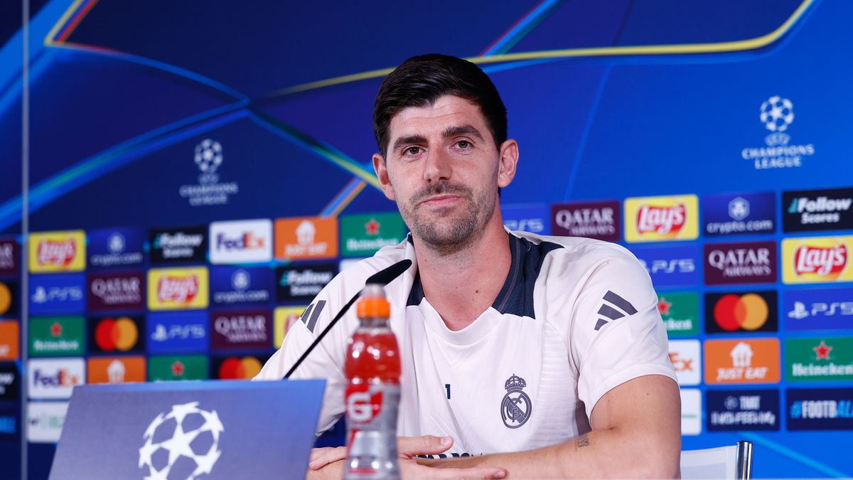 El portero del Real Madrid, Thibaut Courtois