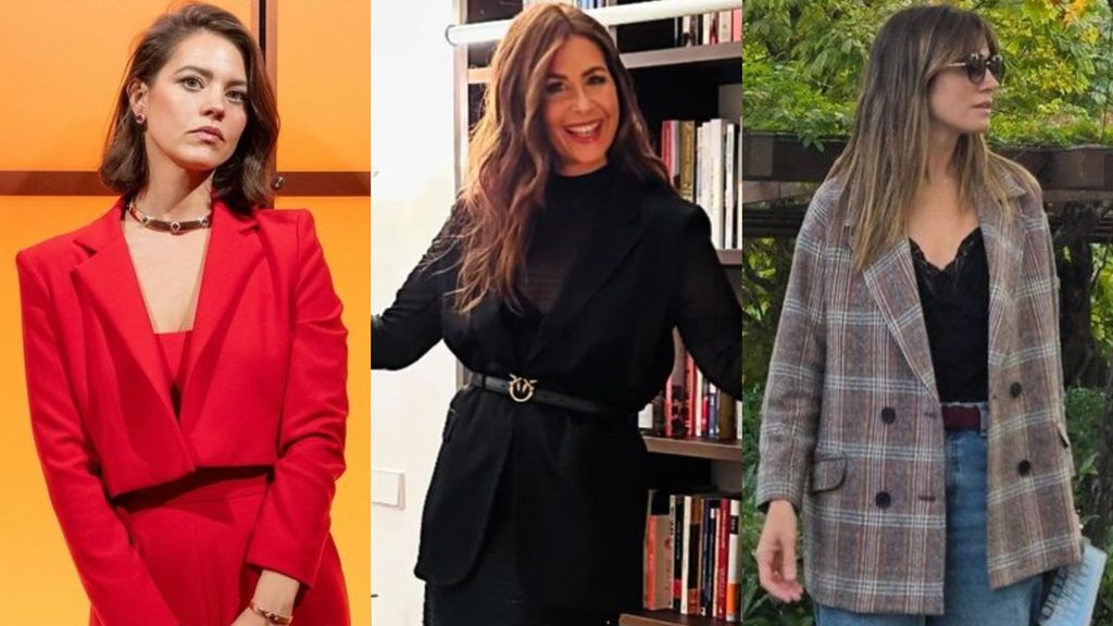 Isabelle Junot, Nuria Roca e Isabel Jiménez, en un montaje fotográfico