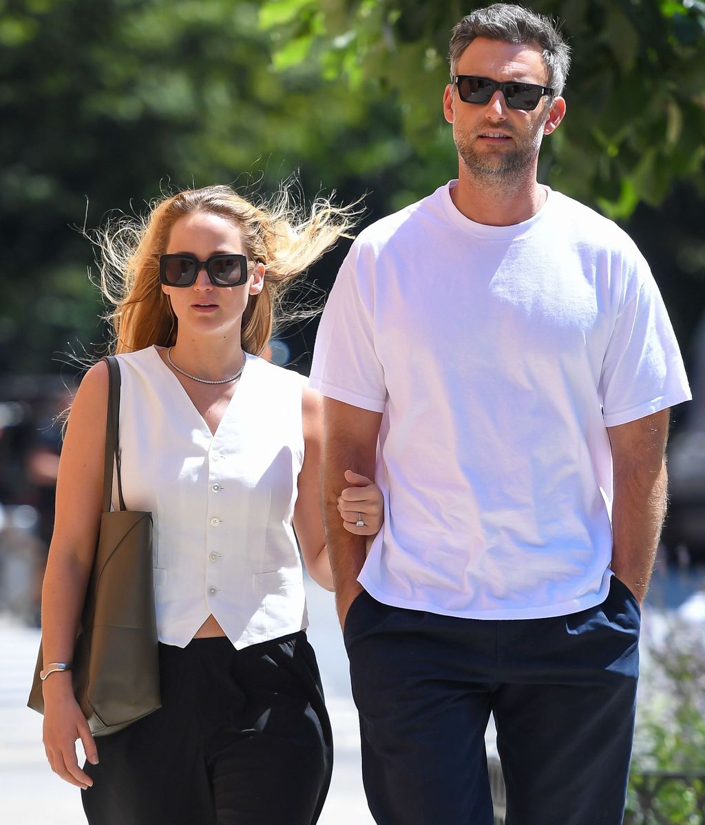 Jennifer Lawrence y su marido, Cooke Maroney