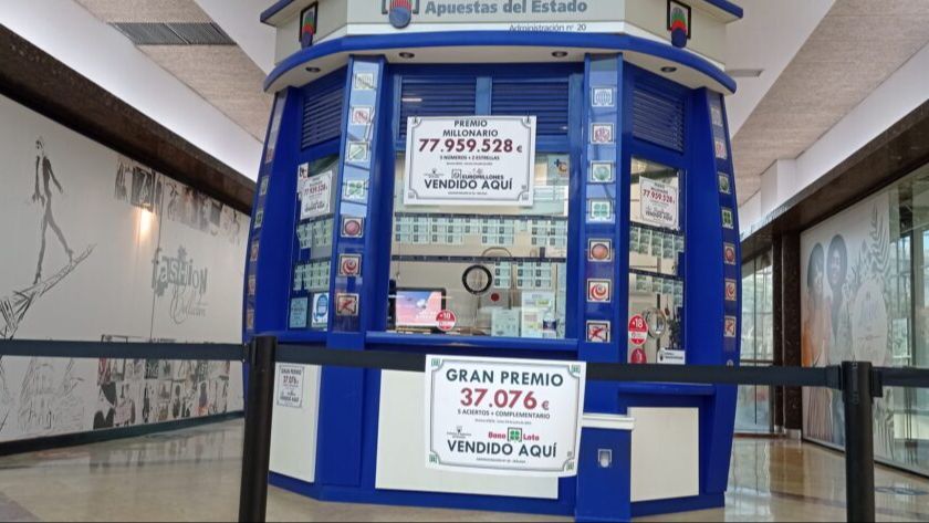 Administración de Lotería La Rosaleda, en Málaga