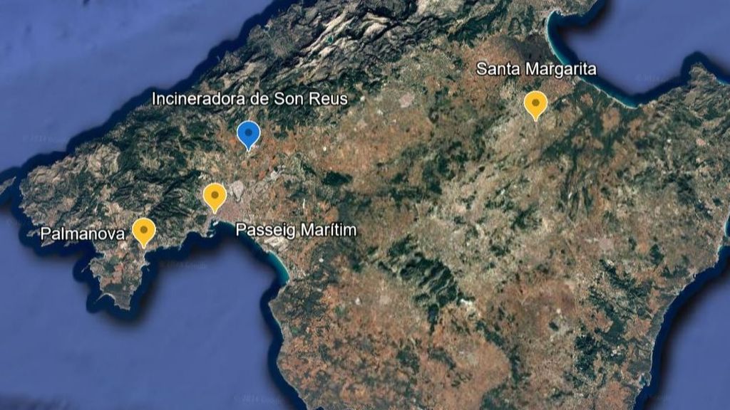 Caso Agostina Rubini: mapa de la búsqueda