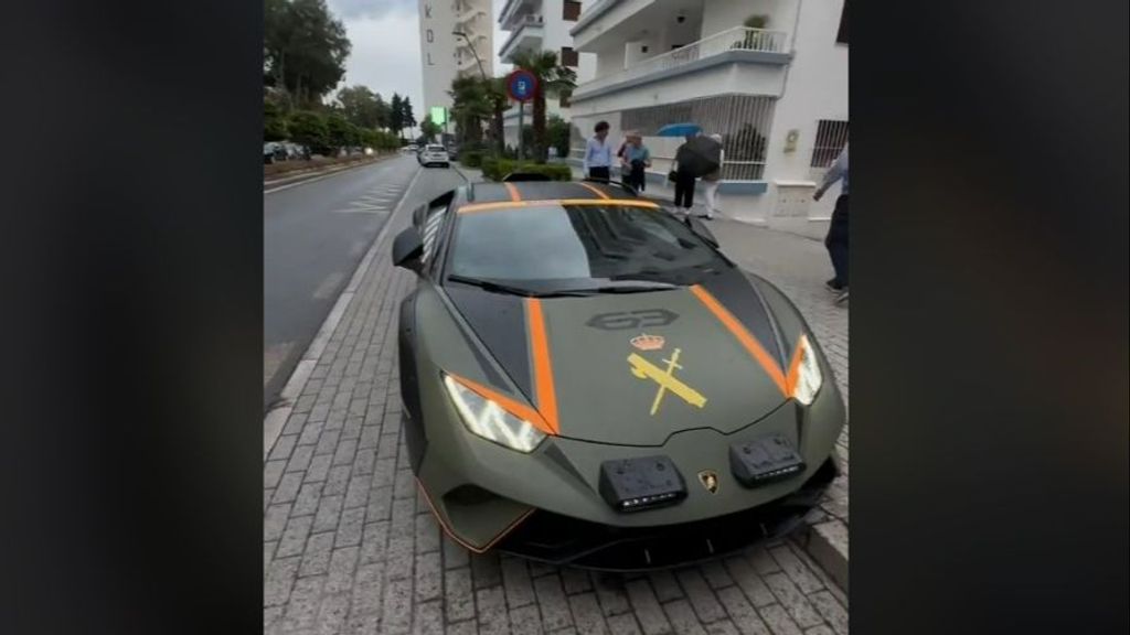 El Lamborghini de la Guardia Civil