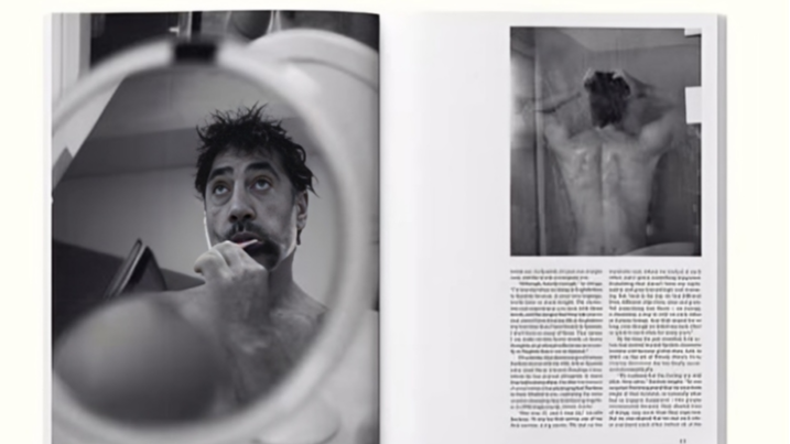 Javier Bardem en la revista.