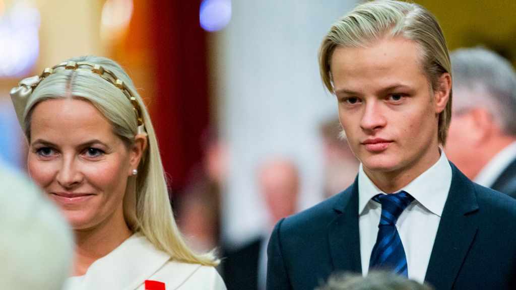 La princesa Mette-Marit de Noruega y su hijo Marius en una imagen de archivo.