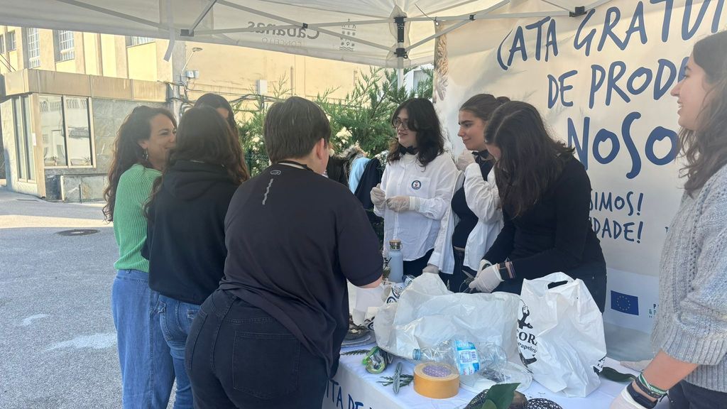 Alumnos y alumnas de 4º de la ESO del IES Breamo de Cabanas, A Coruña