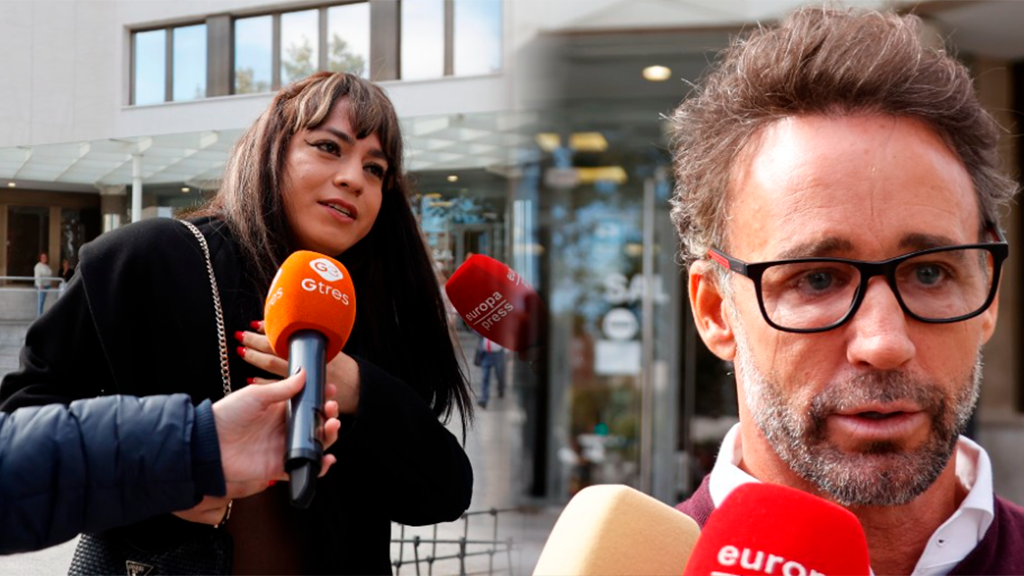 Las primeras palabras de Álvaro Muñoz Escassi y Valeri tras verse cara a cara en el juicio (Fotomontaje con imágenes de Wochit)