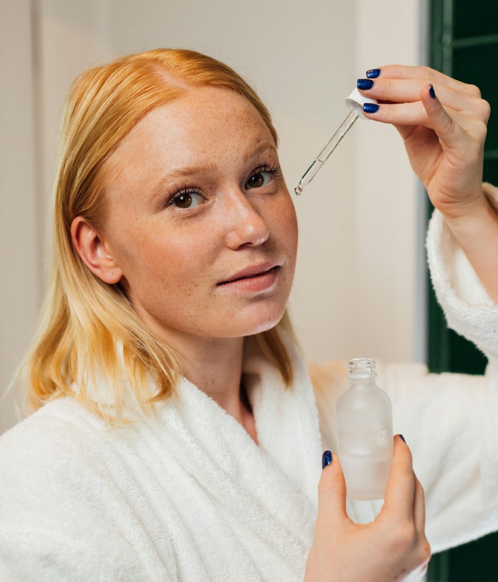 Aceite de romero como sérum facial. FUENTE: Pexels