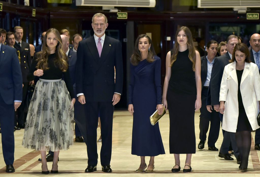 La familia real en el Concierto Premios Princesa de Asturias