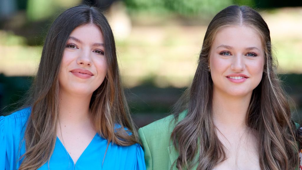 La princesa Leonor y su hermana, la infanta Sofía