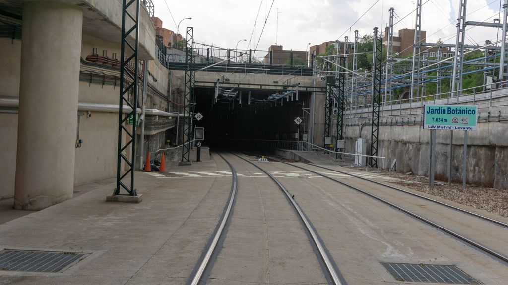 Tunel Jardín Botánico. Boca Norte M-Chamartín