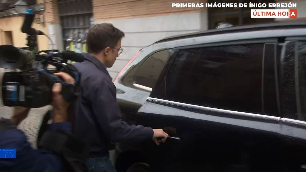 Las primeras imágenes de Íñigo Errejon tras las denuncias