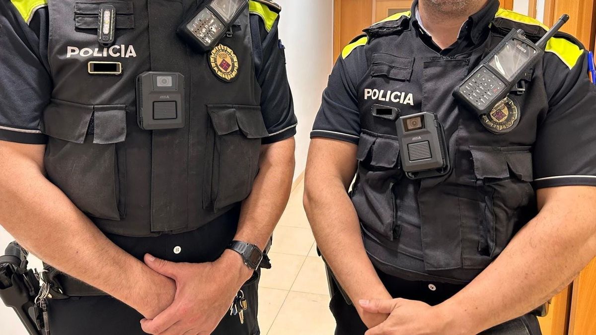 Cámaras personales en los uniformes de la Policía Local de Creixell