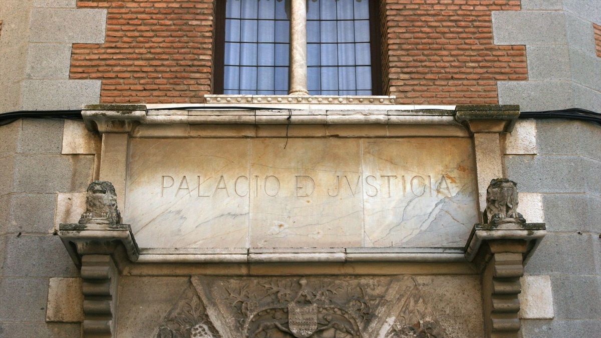 Fachada de la Audiencia provincial de Toledo.