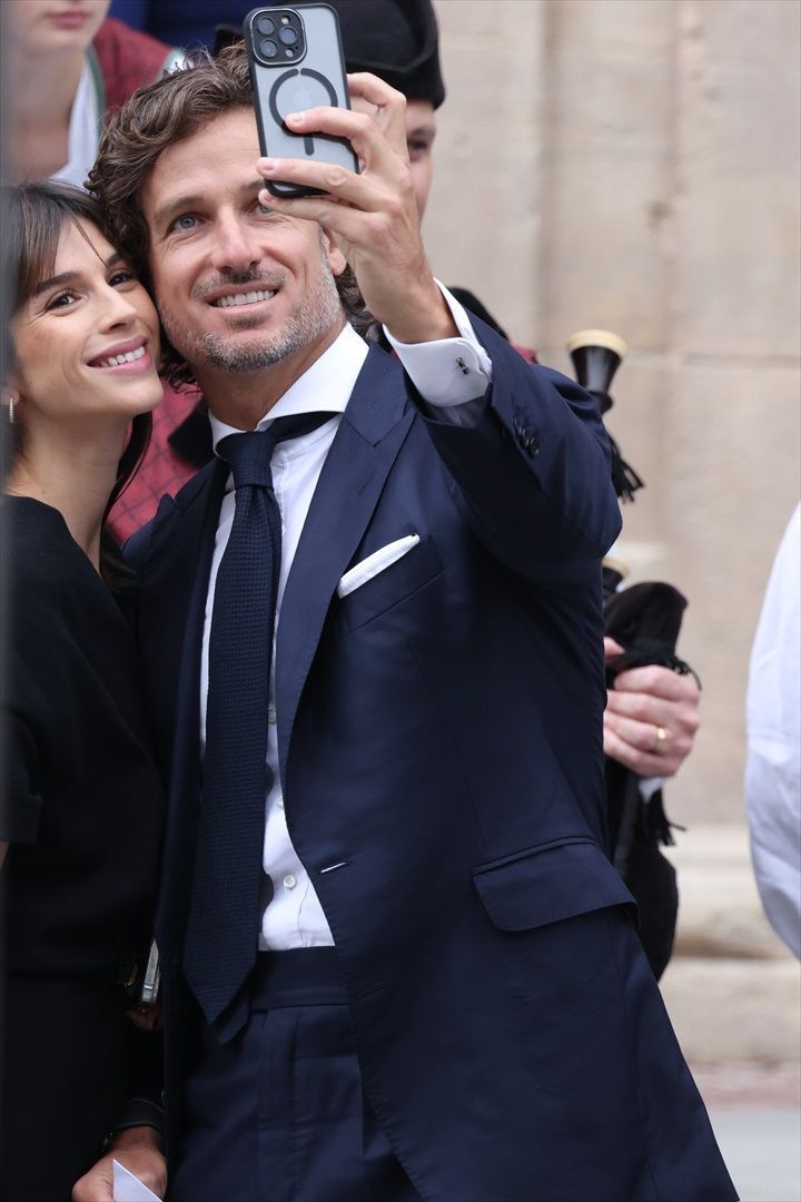 Feliciano López y Sandra Gago