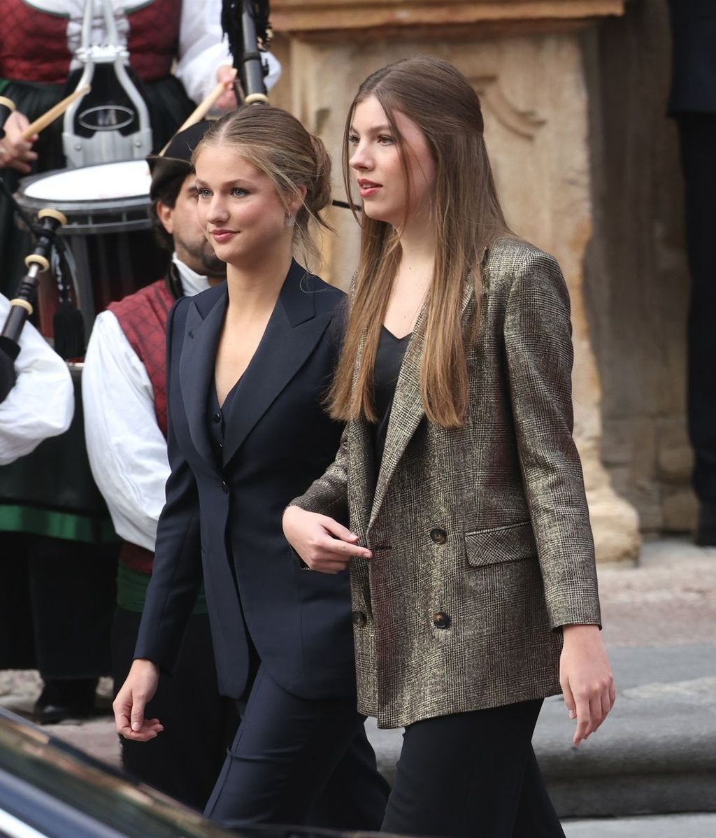 La princesa Leonor y la infanta Sofía