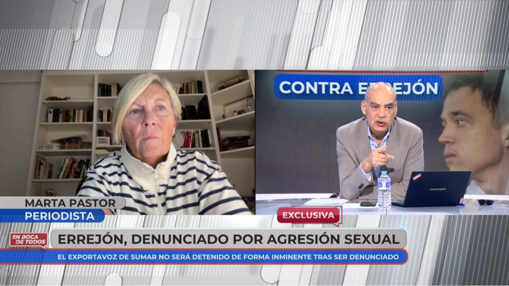 La periodista Marta Pastor, sobre las supuestas acusaciones contra Íñigo Errejón: "Desde el partido lo sabían"