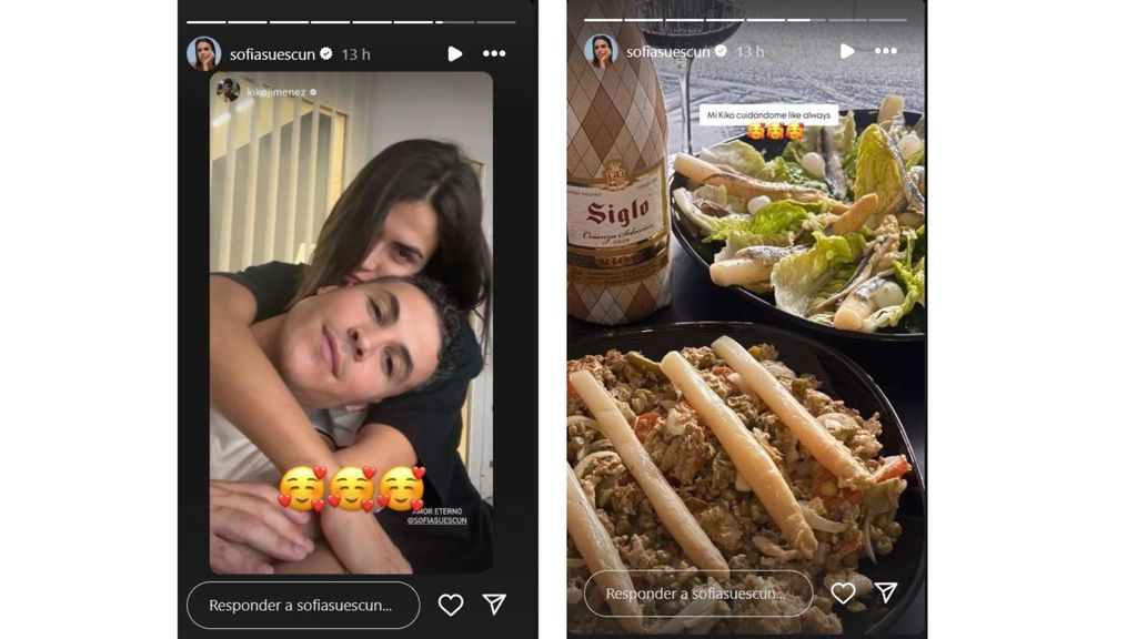 Captura de las stories de Sofía Suescun junto a Kiko Jiménez