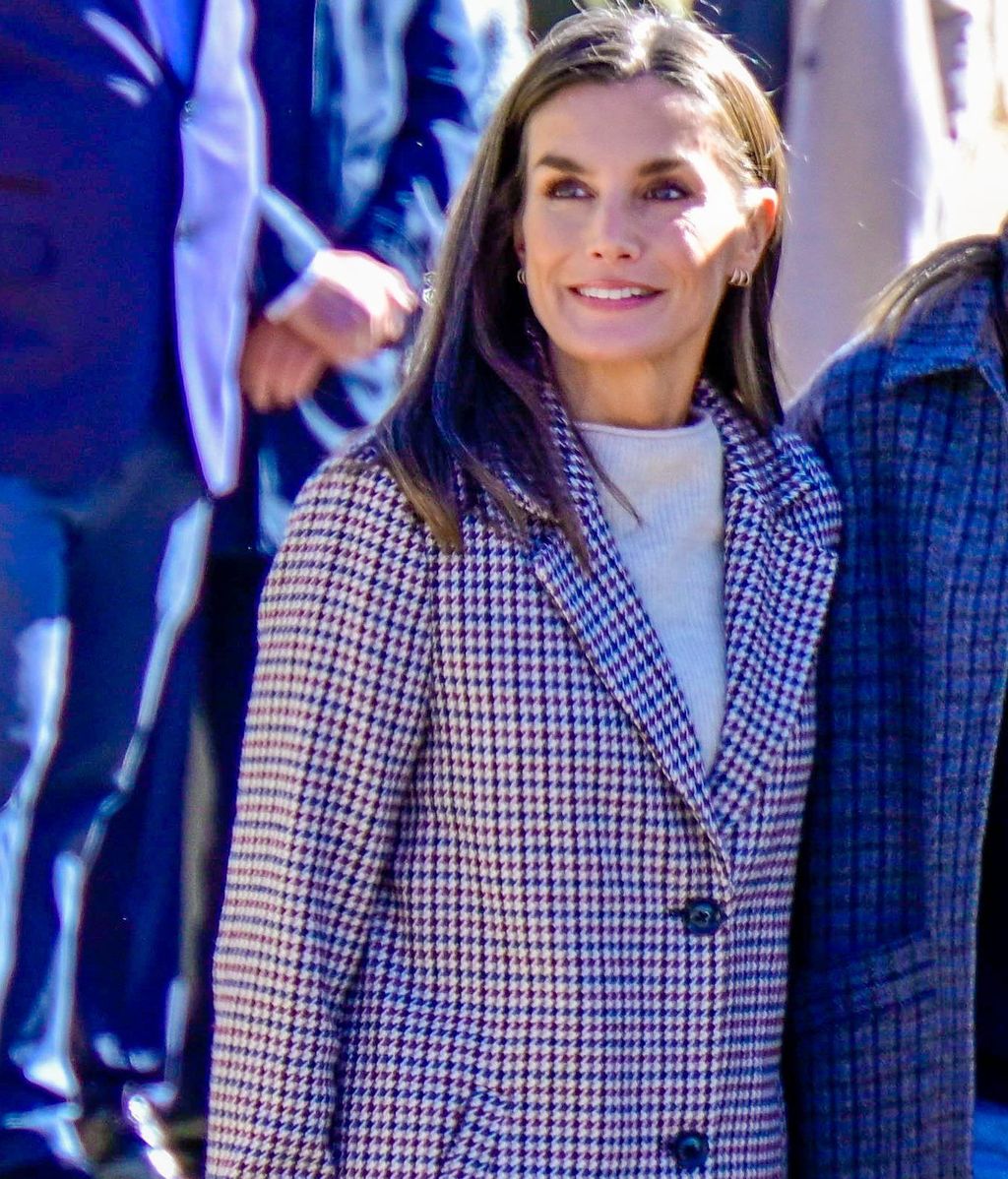 La reina Letizia durante su visita a Sotres