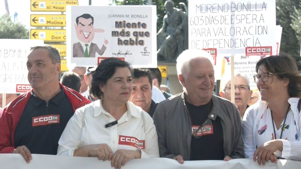 Manifestación por el sistema de dependencia en Andalucía