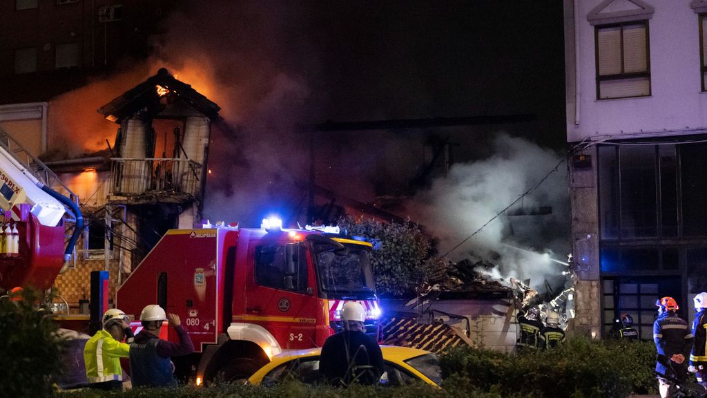 Una explosión derrumba un edificio de Santander