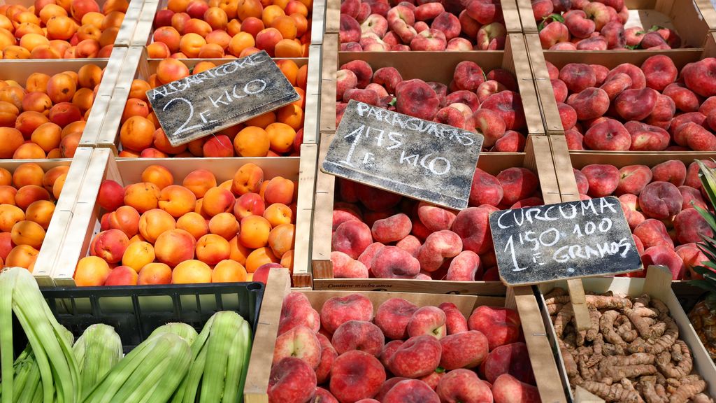 Cajas de frutas